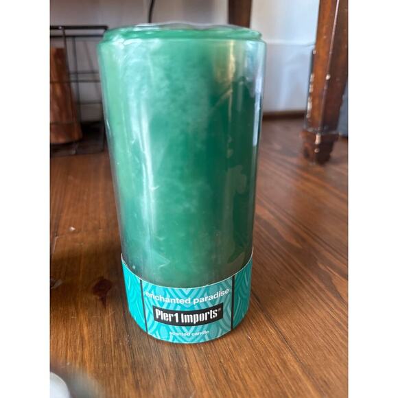 NWOT Pier 1 Imports Pillar Candle Bundle (2): Lavender & Enchanted Paradise - Picture 3 of 5